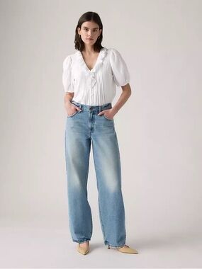 Levi’s baggy dad medium wash sz 28